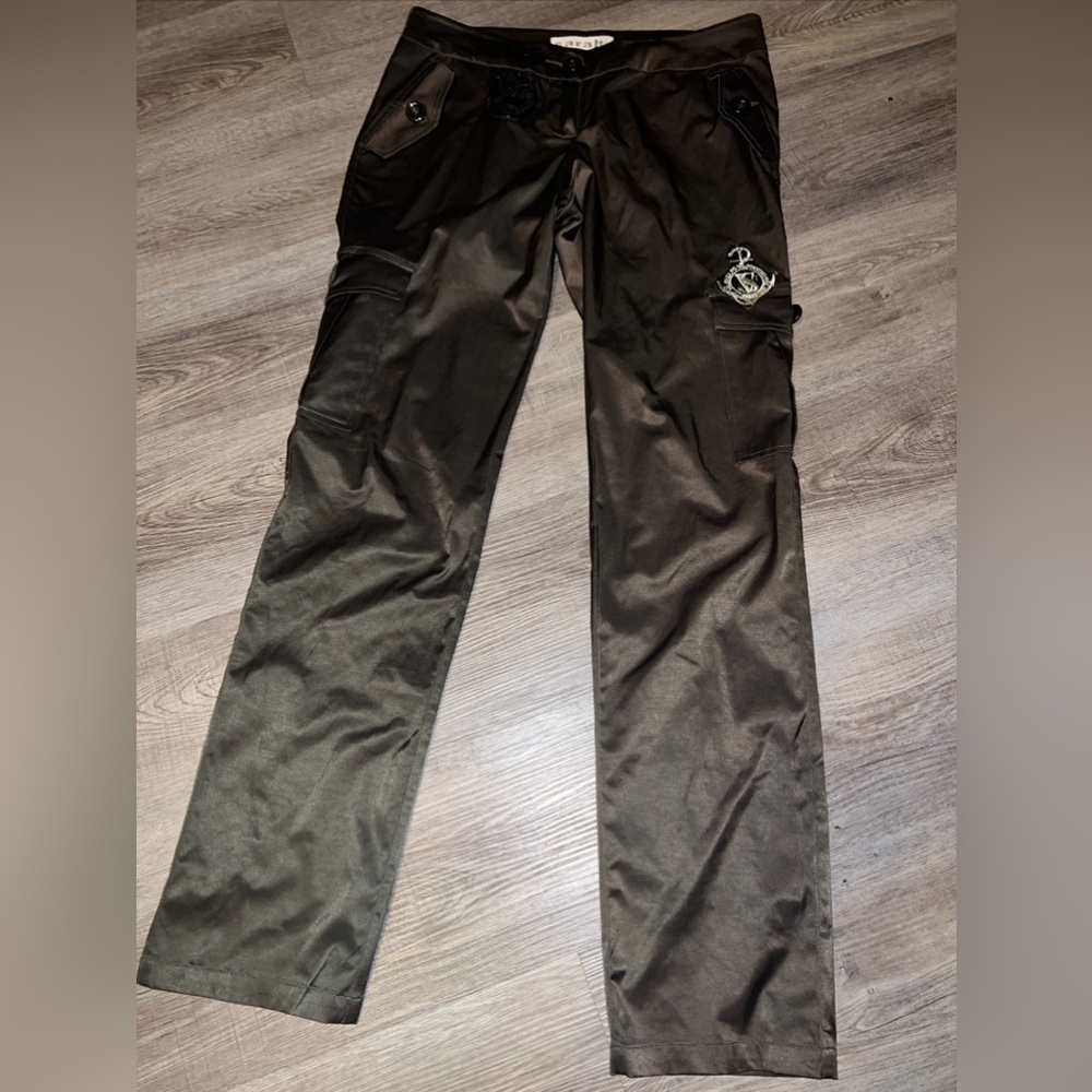 Sarah Women’s Cargo Valenzuela POS Ports Marine Pants  Green  Size 40. T